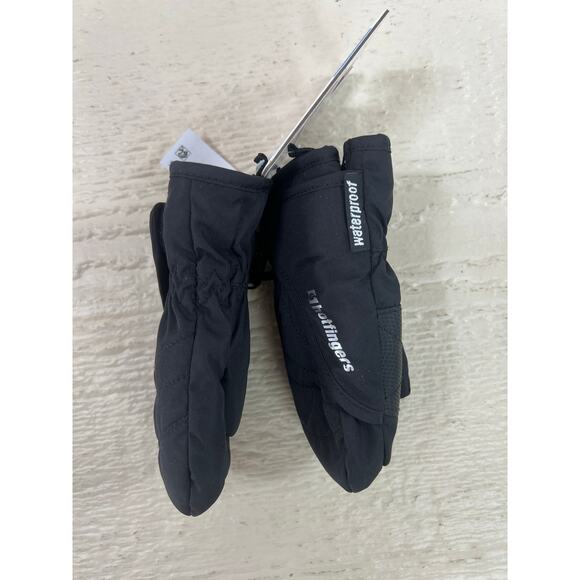 Hotfingers Tots Velcro Waterproof Mittens Black Size S (1-2) NEW with TAGS!!! - Picture 8 of 10